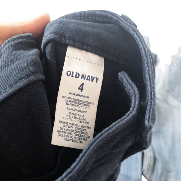 Bundle of Old Navy Denim Dark and Light Wash Straight and Skinny Back to School - Picture 12 of 16